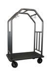 Coastal Series Luggage Cart Rubber Matting. 8 Inch Black Semi-Pneumatic Wheels Coastal Series Luggage Cart Rubber Matting. 8 Inch Black Semi-Pneumatic Wheels