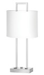 Prestige Single Table Lamp with 1 Outlet