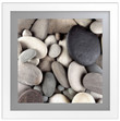 Tranquility II 30″ Square Artwork with White Frame