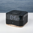 Brandstand CubieTrio+ Bluetooth Hotel Alarm Clock, Wireless Charging, Black - Case of 6