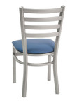 Florida Seating MET-05S Indoor Metal Side Chair, Silver