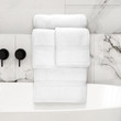 Oxford Nuvola Cotton Hotel Bath Towel, White 27" x 54" 17.00 lb - 1 Dozen