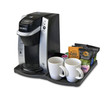 Hapco Elmar Keurig® K130 Hotel Coffee Brewer Tray, Black, Case of 12