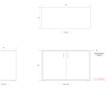 Barron 2 Door Micro Fridge Safe Cabinet 48"W x 24"D x 34"H - 2.5 Cu. Ft. Refrigerator