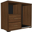 Barron 2 Drawer Micro Fridge Cabinet 48"W x 24"D x 42"H - 3.4 Cu. Ft. Refrigerator