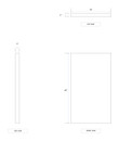 Barron 24 Inch Wide Wall Guard - 48 Inch Height