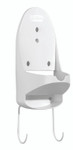 Sunbeam 3963 Wall Mount Iron Organizer with Ironing Board Hook, White