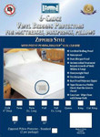 Stretch Knit Polyester, King 78x80x9 Zippered Mattress/Boxspring Cover w/ Bugstop® Seal, 9” Deep, 6 Per Case Price Per Each