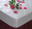 Comfort Choice Deluxe Quilted Mattress Pad, Full Long 54x75, Fitted 12" Elastic Skirt, 12 Per Case, Price Per Each