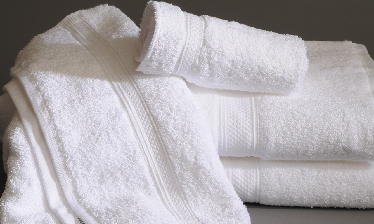 Supima Cotton Bath Towel White - Two Towels