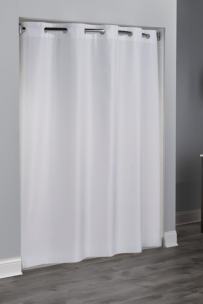 Hookless TPU 3 in 1 Plain Weave Shower Curtain 71x74
