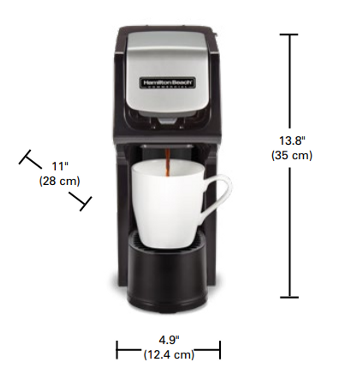 Hamilton Beach Commercial 4-Cup Coffeemaker Glass Replacement