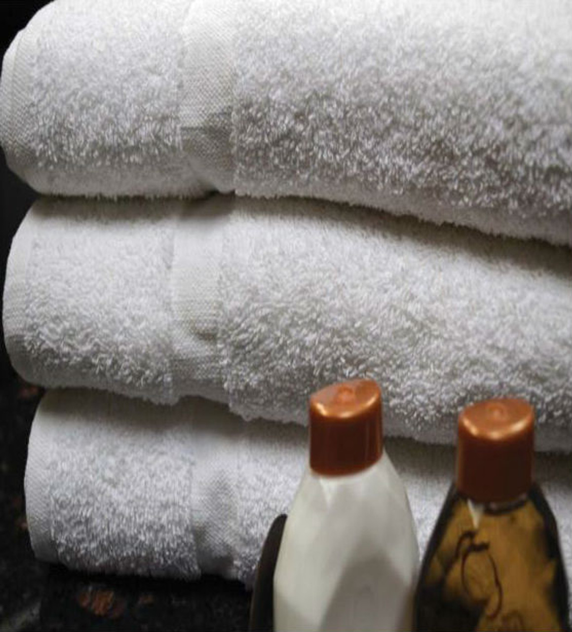 Bath Towels Cotton Medium Size 22x44, White