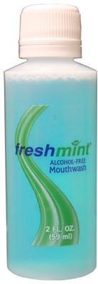 Freshmint Alcohol Free Mouthwash, 2 oz., Case of 96