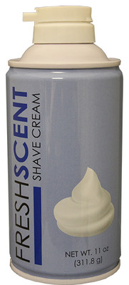 Freshscent Aerosol Shave Cream, 11 oz. , Case of 12