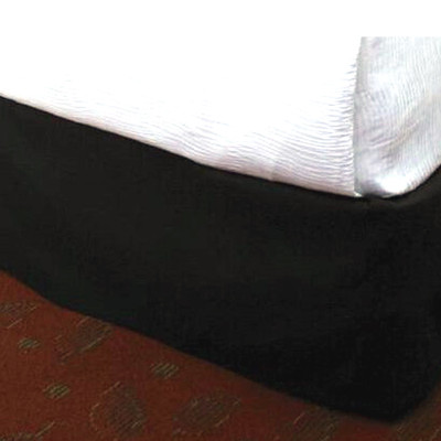 HSD Shantung Bed Skirt, 100% Polyester, Cocoa Brown