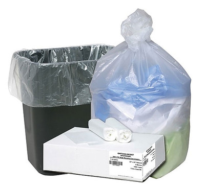 Good N Tuff High Density Waste Can Liner 7-10 Gal 24x23, 1000/Box