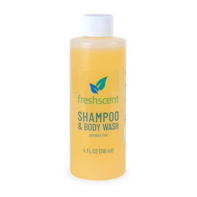 Freshscent Shampoo and Body Wash, 4 oz., Case of 60