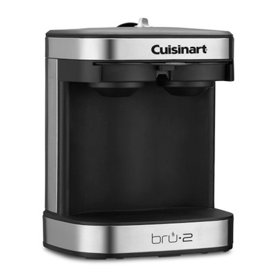 Cuisinart® BRU 2-Cup Coffeemaker, Black/Stainless Steel