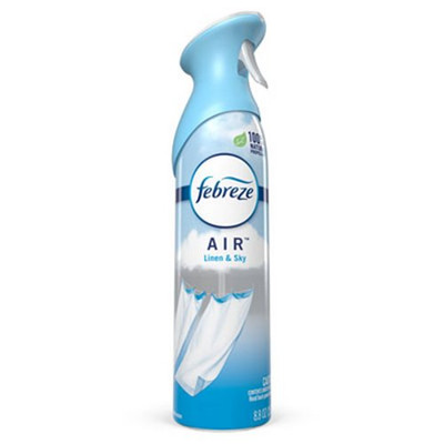 Febreze AIR, Linen and Sky, 8.8 oz Aerosol, Case of 6