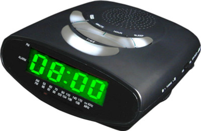 Alarm Clock Radio with MP3 Connector