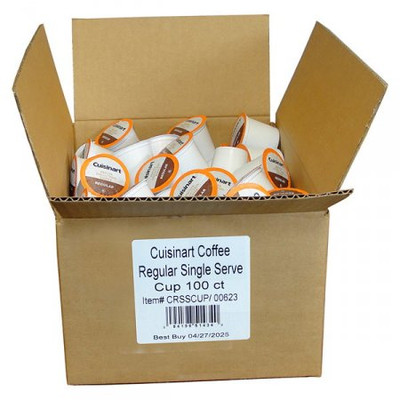 Cuisinart Regular Single Serve Coffee Cups, Case of 100