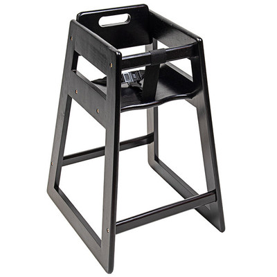 Youngstar Deluxe Wood High Chair Assembled Black