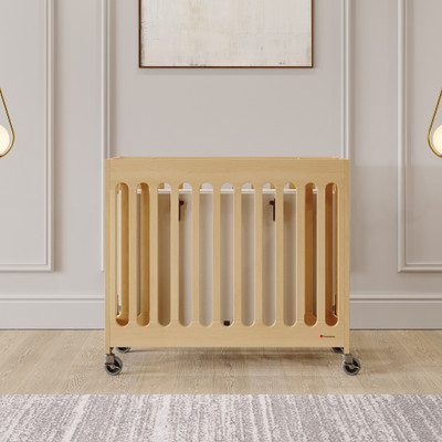 Foundations Compact Boutique™ Folding Crib, Natural