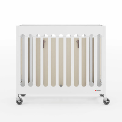 Foundations Compact Boutique™ Folding Crib, White