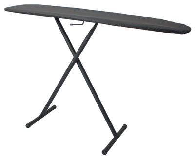 Hospitality 1 Source Full Size Ironing Board Black with Charcoal Cover, Case of 4