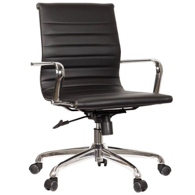 Ferrara Mid Back Task Chair With Chrome Arms