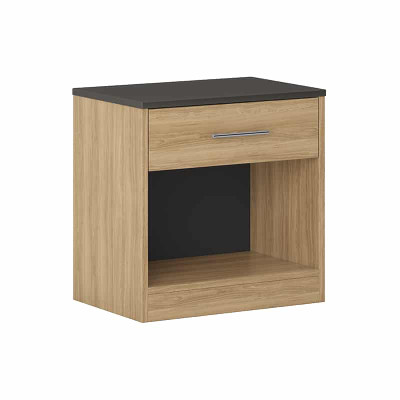 Abbot 1 Drawer Nightstand 24"W x 16"D x 28"H