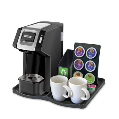 Hapco Elmar Keurig® K130 Hotel Coffee Brewer Tray, Black, Case of 12