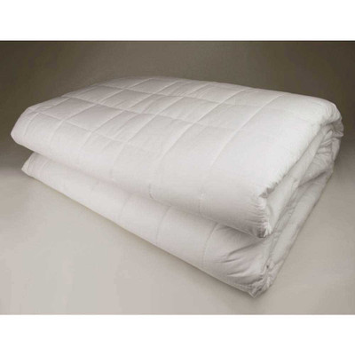 Oxford Waterproof Quilted Mattress Pad, 39x80x15 Twin Size, White, Case of 10
