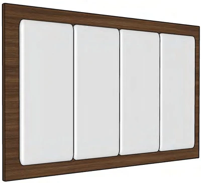 Barron King Headboard Pad Set of 4 - COM 2.8 Yards