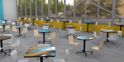 NPS 8800 Series Poly Cafetorium Stacking Chair