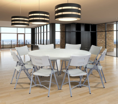 NPS Heavy Duty Round Folding Table