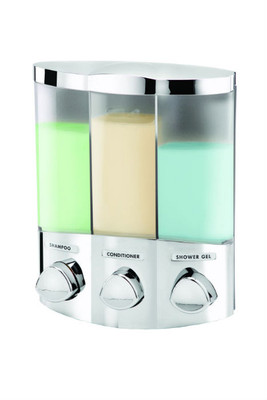 Better Living 76344-1 Euro TRIO Dispenser, Translucent Container, Chrome