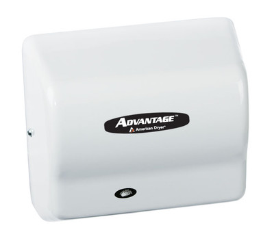 American Dryer AD90 Advantage Hand Dryer, ABS White