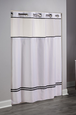 Hookless Escape Shower Curtain 71x77 White, Case of 12