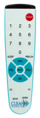 Clean Remote CR1 Universal Remote Control, Spill Proof, TV Only ...