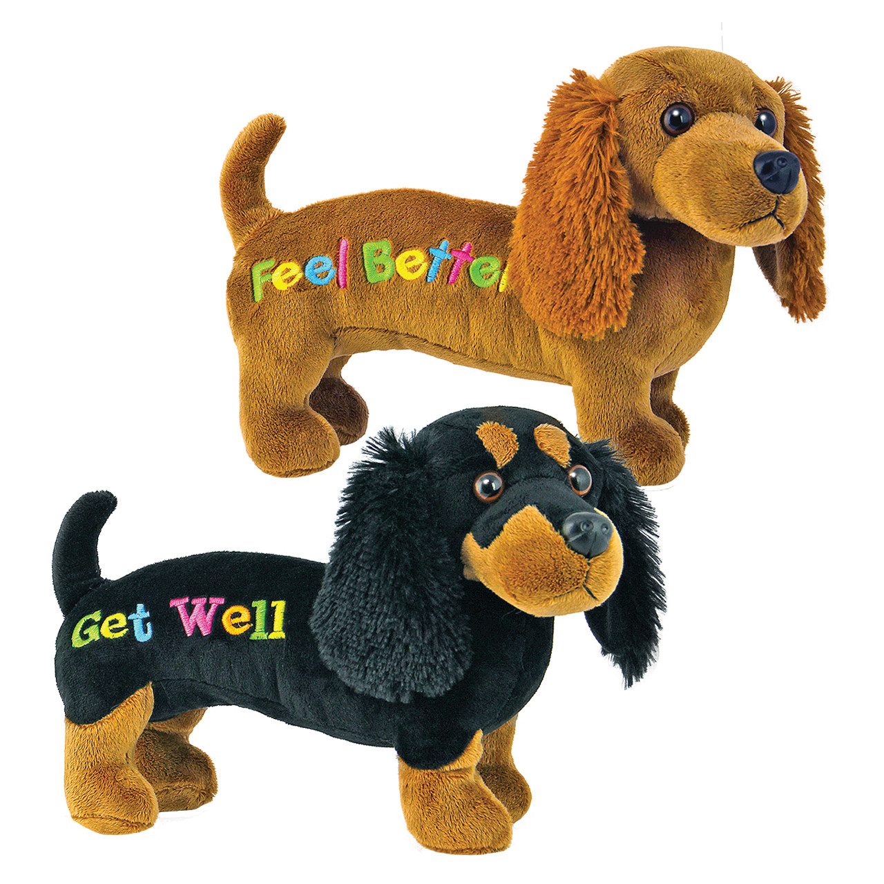 Get Well Plush Weiner Dog | Cloverkey Hospital Gift Shops