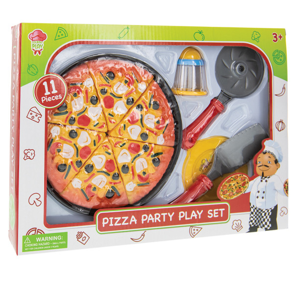 Gourmet Play Pizza Party Play Set | Cloverkey Hospital Gift Shops