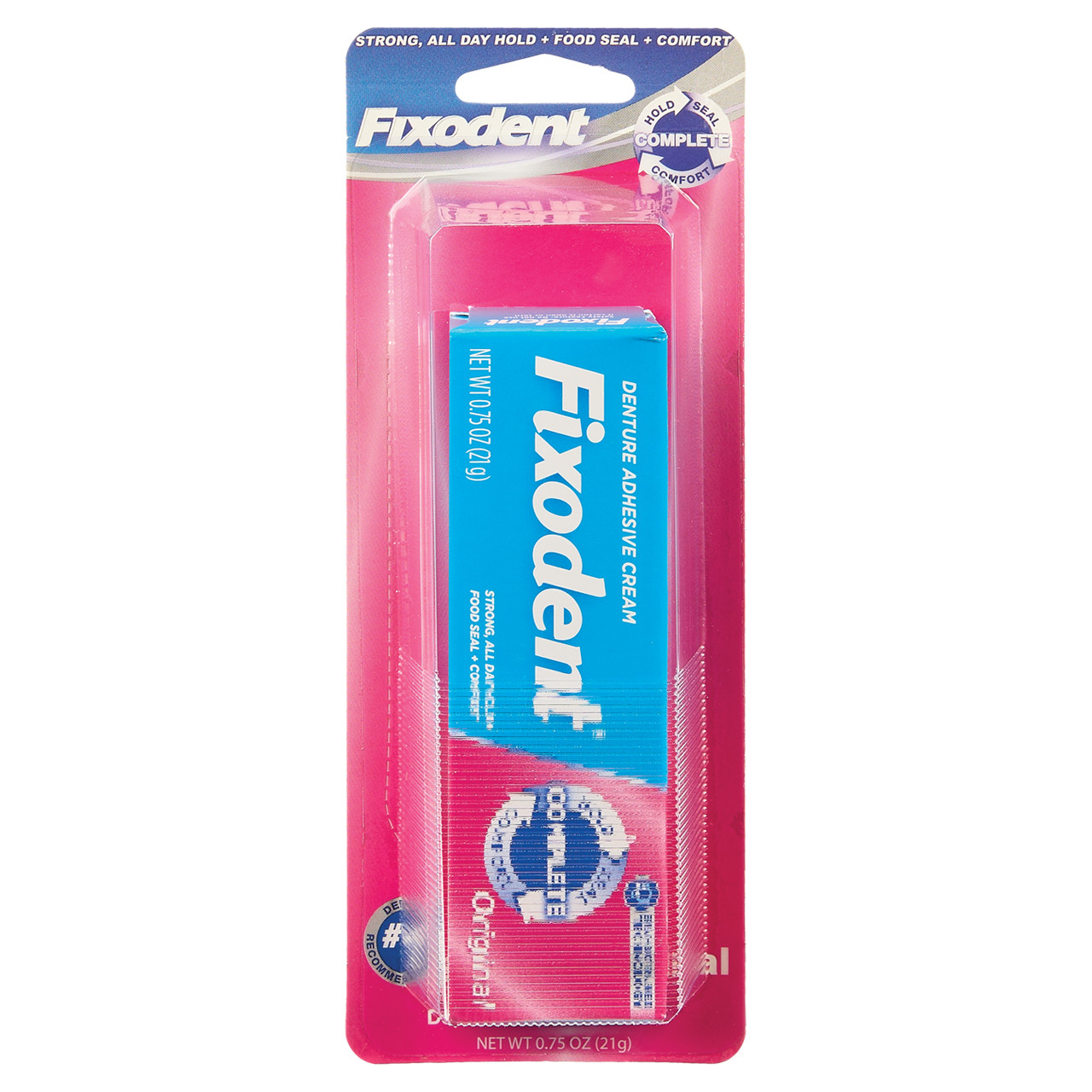 Fixodent Travel-Size Denture Adhesive Cream Cloverkey Hospital