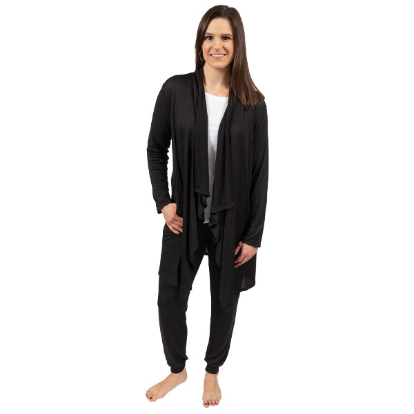 Women's Jogger Pajama Pants Black Cloverkey Hospital Gift Shops