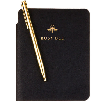Pocket Journal and Pen Gift Set - Busy Bee