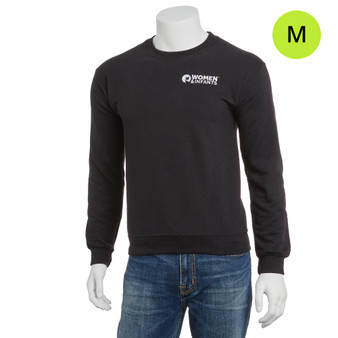 Women and Infants Hospital Logoed Crew Sweatshirt - Black - M
