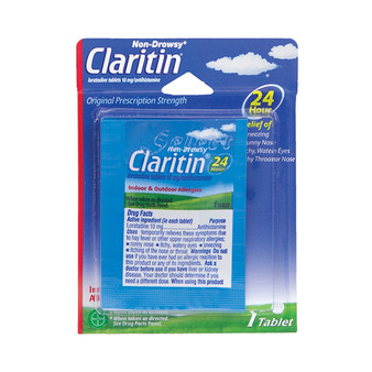 Claritin Non-Drowsy Allergy Relief Tablets - Individual Single Dose Packet