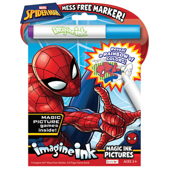 Imagine Ink Magic Ink Pictures - Spider-Man