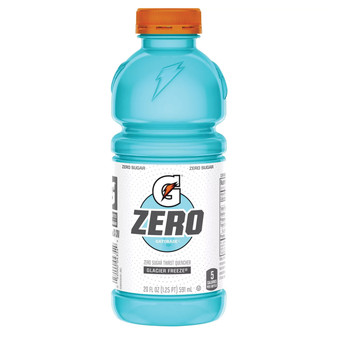 Gatorade G Zero Sugar Sports Drink - Glacier Freeze - 20oz Bottle